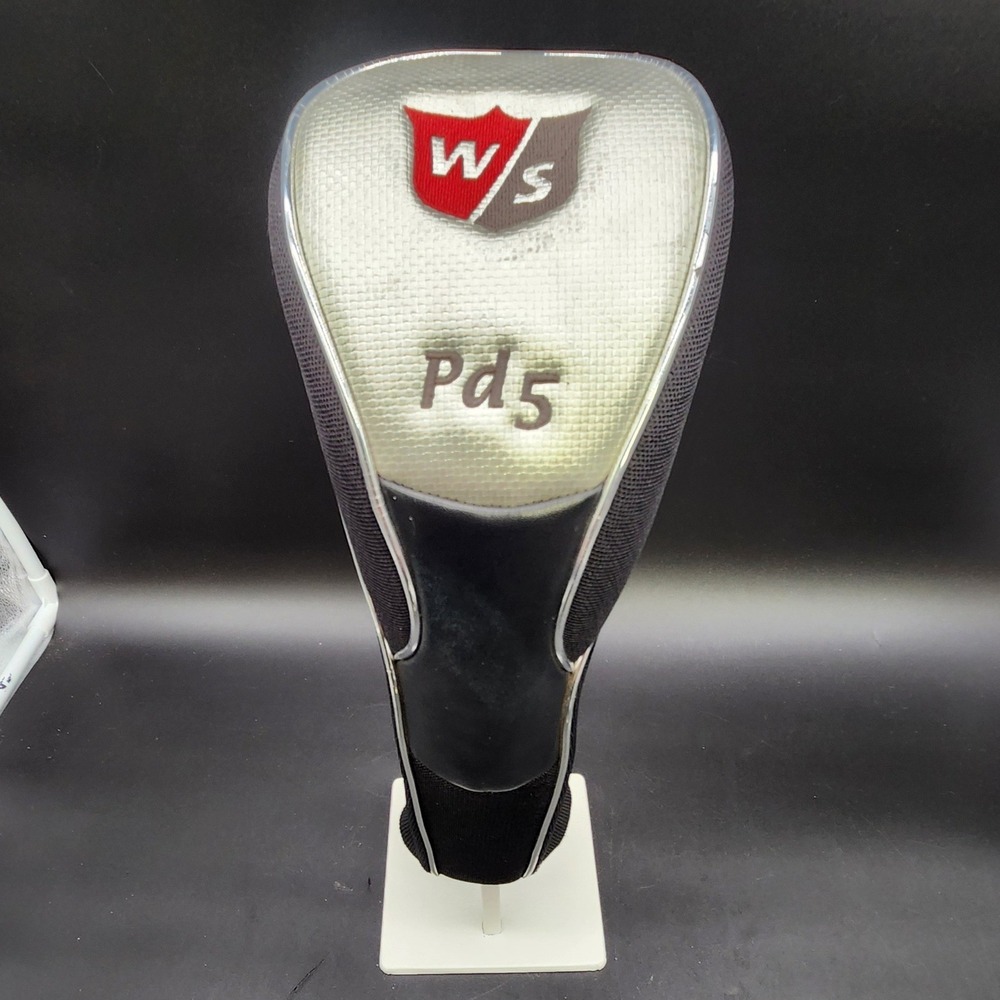 Wilson Pd5 Silver Black Driver Headcover Golf Club Protector Authentic Gear